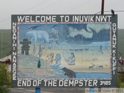 Inuvik, fin de la Dempster Highway, North West Territories