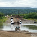 Bac sur la rivière Peel, Dempster Highway, North West Territories