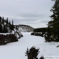 Les anciens rapides sur le Yukon, Miles Canyon, près de Whitehorse
