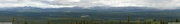 Ogilvie River et Ogilvie Mountains, Dempster Highway, Yukon, panoramique