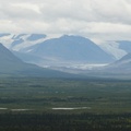 Alaska Range, Denali Highway, Alaska, panoramique _180