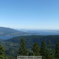 Vue du Mount Gardner sur West Vancouver et Vancouver _180