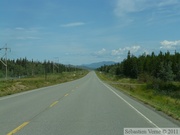 Klondike Highway, à la sortie de Whitehorse, Yukon