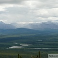 Ogilvie River et Ogilvie Mountains, Dempster Highway, Yukon