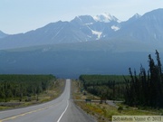 Alaska Highway, west of Whitehorse, Yukon