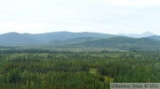 Alaska Highway, près de la frontière avec l'Alaska, Yukon