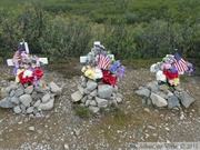 Pierres funéraires, Denali Highway, Alaska