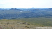 Plateau entourant Golden Horn, Whitehorse, Yukon, Canada
