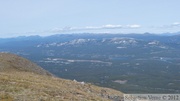 Mount Grey vu de Golden Horn, Whitehorse, Yukon, Canada