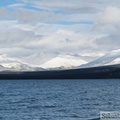 Kluane Lake et Ruby Range, Alaska Highway, Yukon, Canada