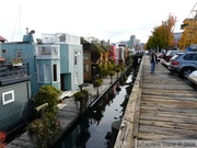 Maisons flottantes, Granville Island/False Creek, Vancouver, BC