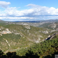 Vue sur le Cirque de l'Infernet et le Roc de la Vigne (à gauche)