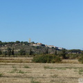 Vue sur Montady depuis l'oppidum d'Ensérune